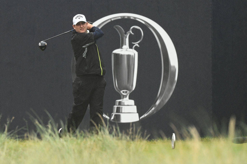 Emiliano Grillo on the final day of The 151st Open